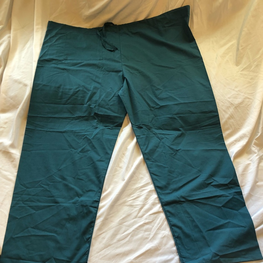 AMS SCRUB UNIFORM PANT UNISEX 5XL Caribbean Green